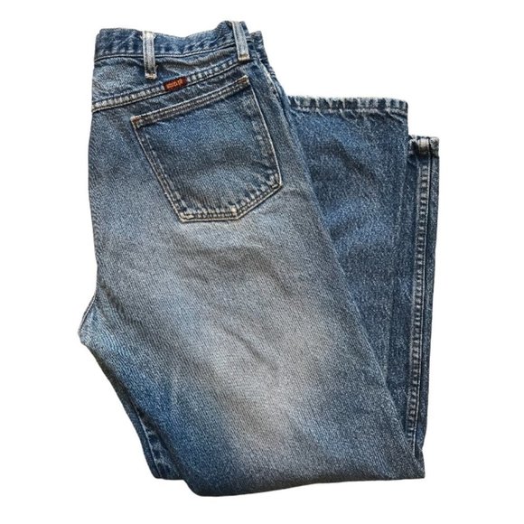 Rustler Denim - [rustler] 90's Vintage Faded Denim Mom Jeans Size 31